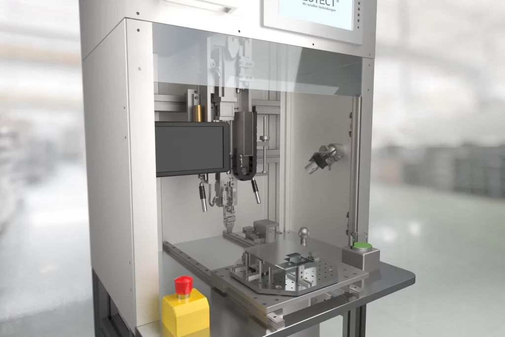 Interior thermode soldering system